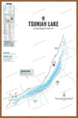 FCRBC129 Tsuniah Lake  - Wall Map - Backroad Maps