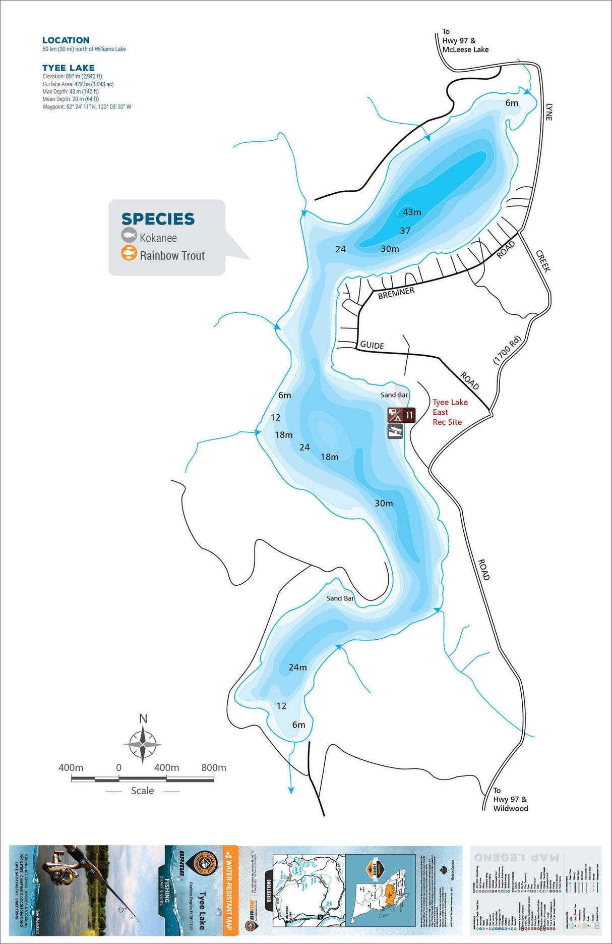 FCRBC130 Tyee Lake - Backroad Maps