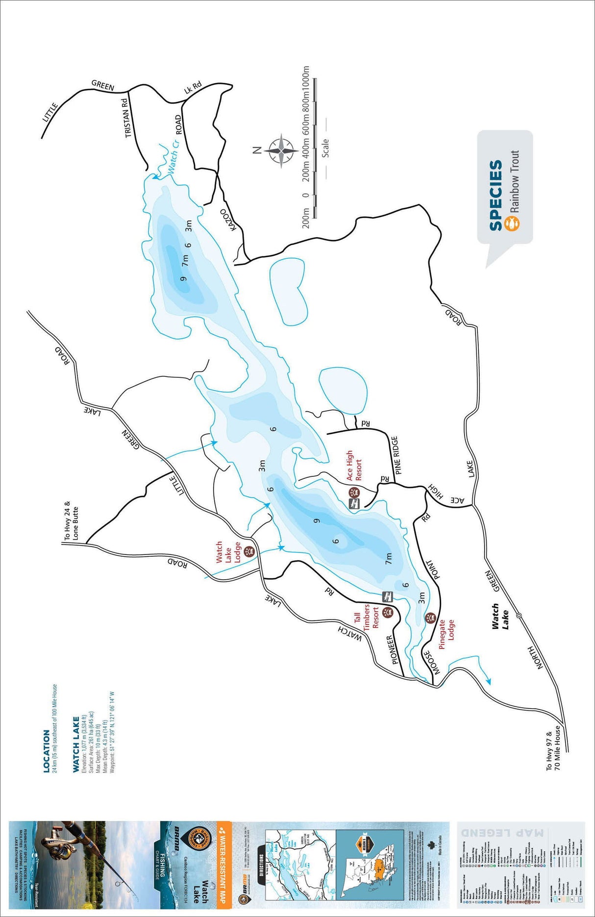 FCRBC134 Watch Lake - Backroad Maps