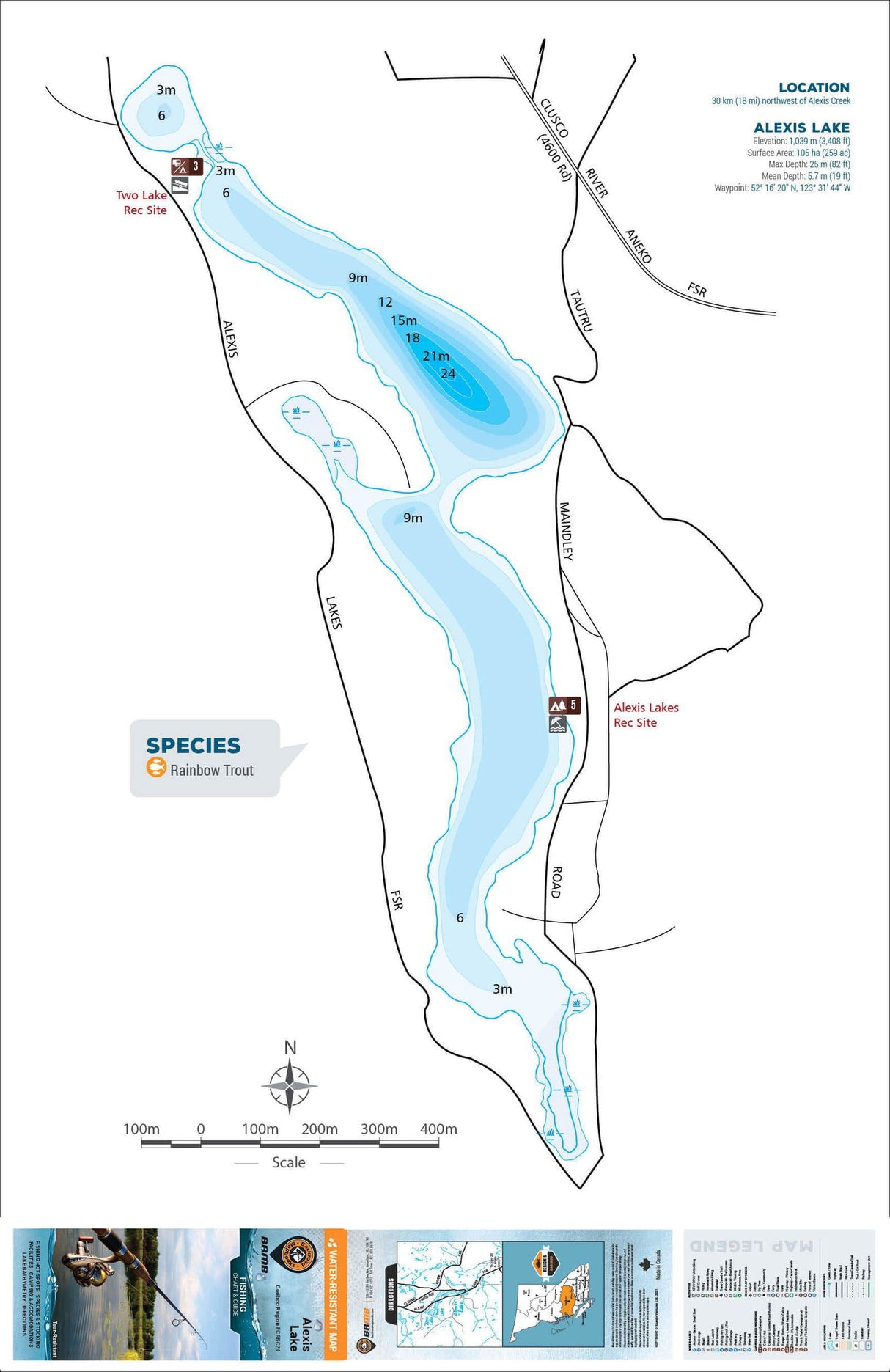 FCRBC24 Alexis Lake - Backroad Maps