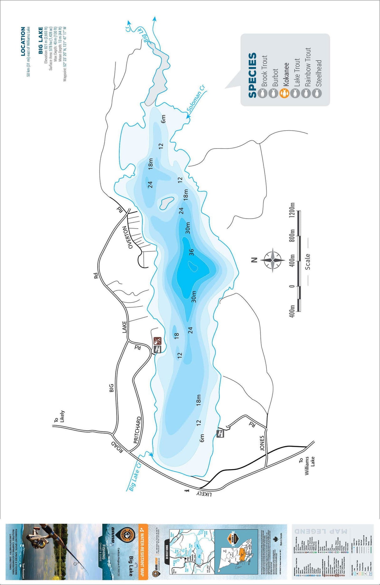 FCRBC30 Big Lake - Williams Lk Area - Backroad Maps