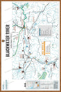 FCRBC33 Blackwater (West Road) River  - Wall Map - Backroad Maps