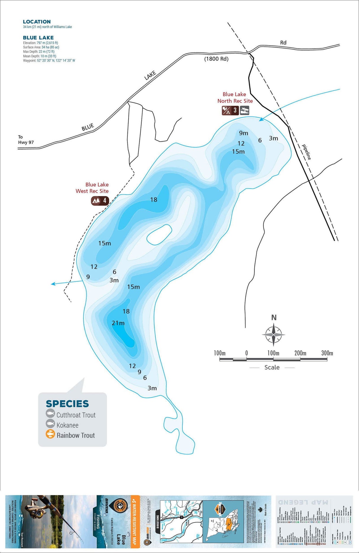 FCRBC34 Blue Lake - Backroad Maps