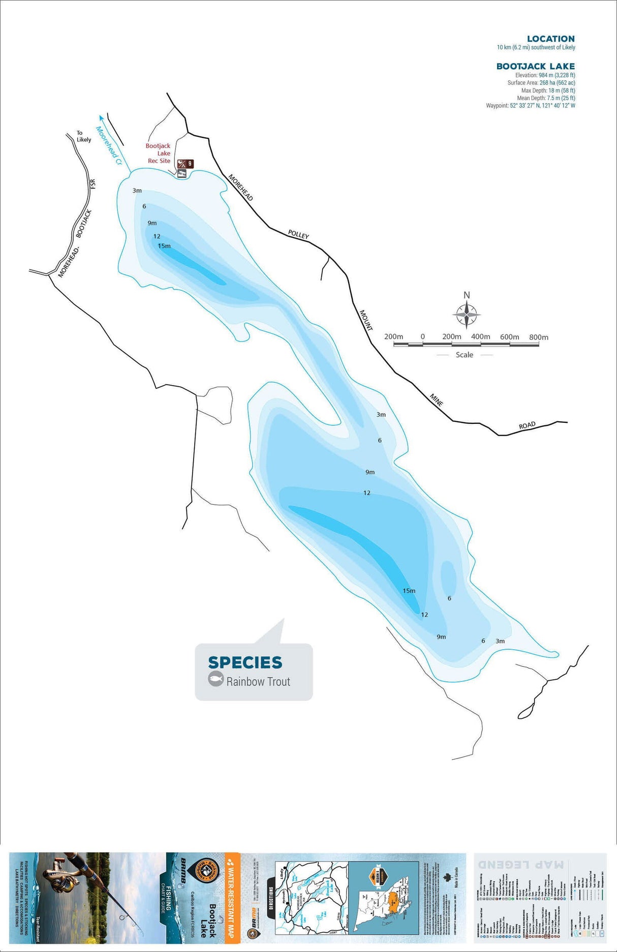 FCRBC36 Bootjack Lake - Backroad Maps