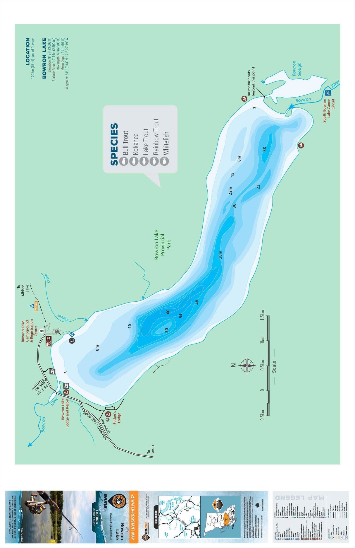 FCRBC40 Bowron Lake - Backroad Maps
