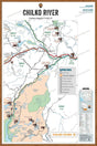 FCRBC47 Chilko River  - Wall Map - Backroad Maps
