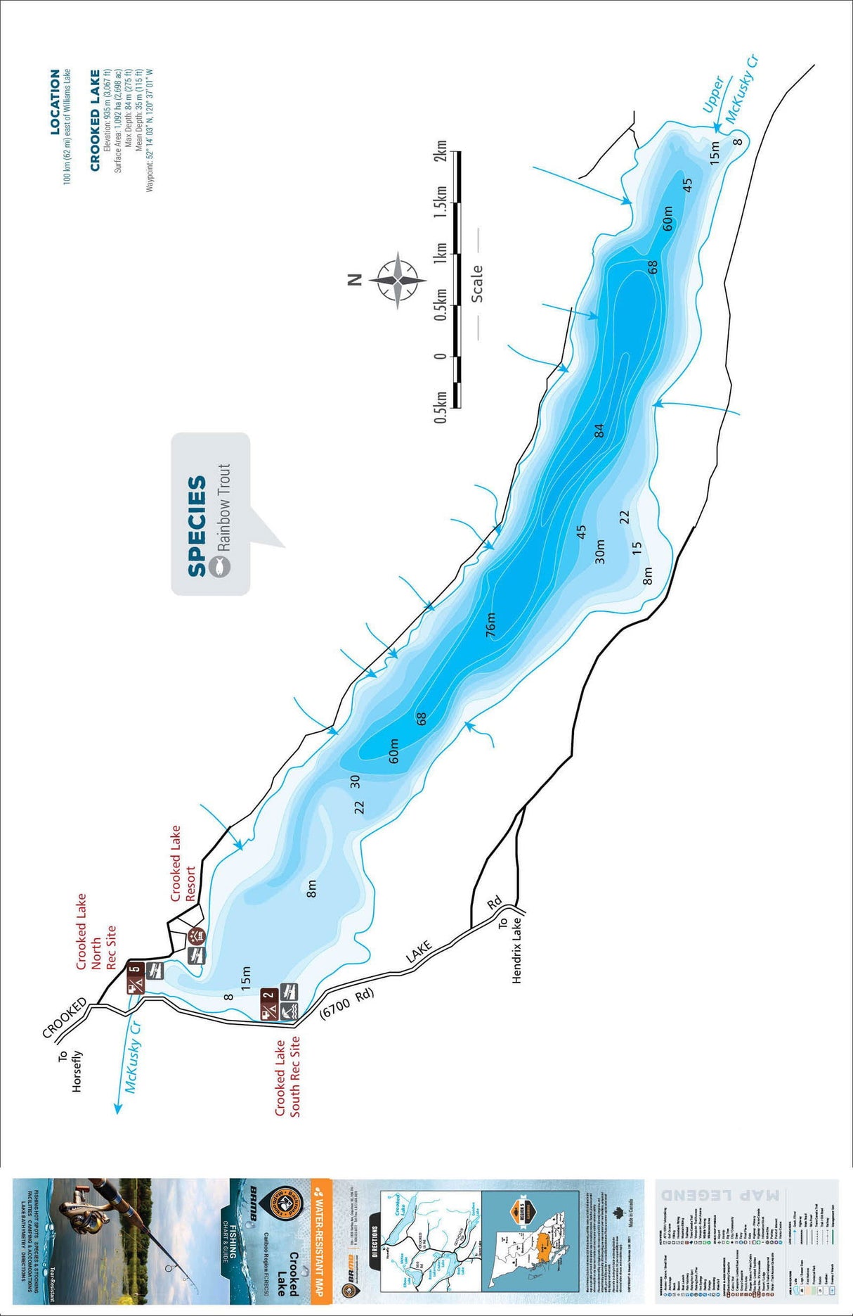 FCRBC50 Crooked Lake - Backroad Maps
