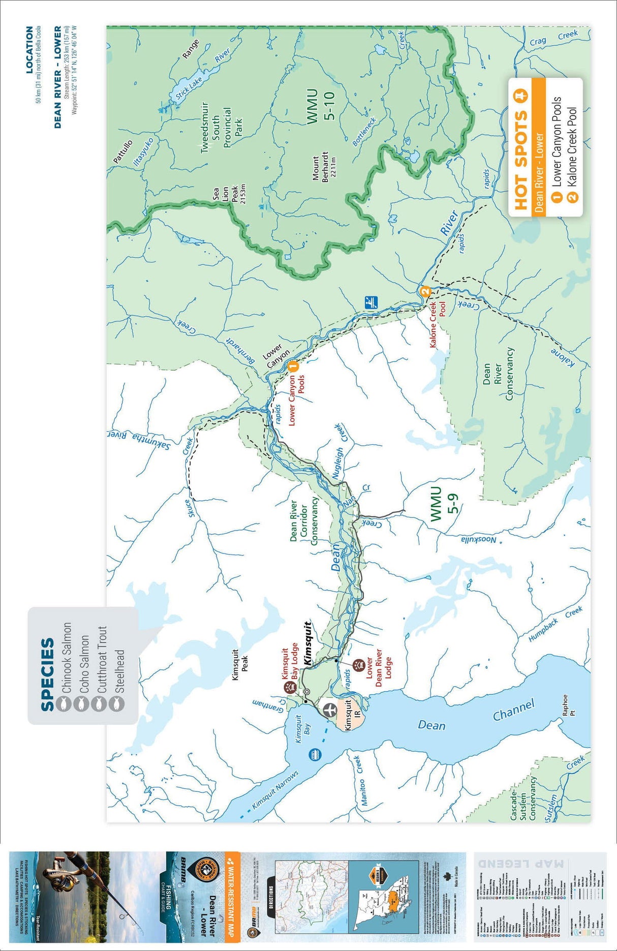 FCRBC52 Dean River - Lower - Backroad Maps
