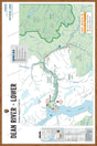 FCRBC52 Dean River - Lower  - Wall Map - Backroad Maps