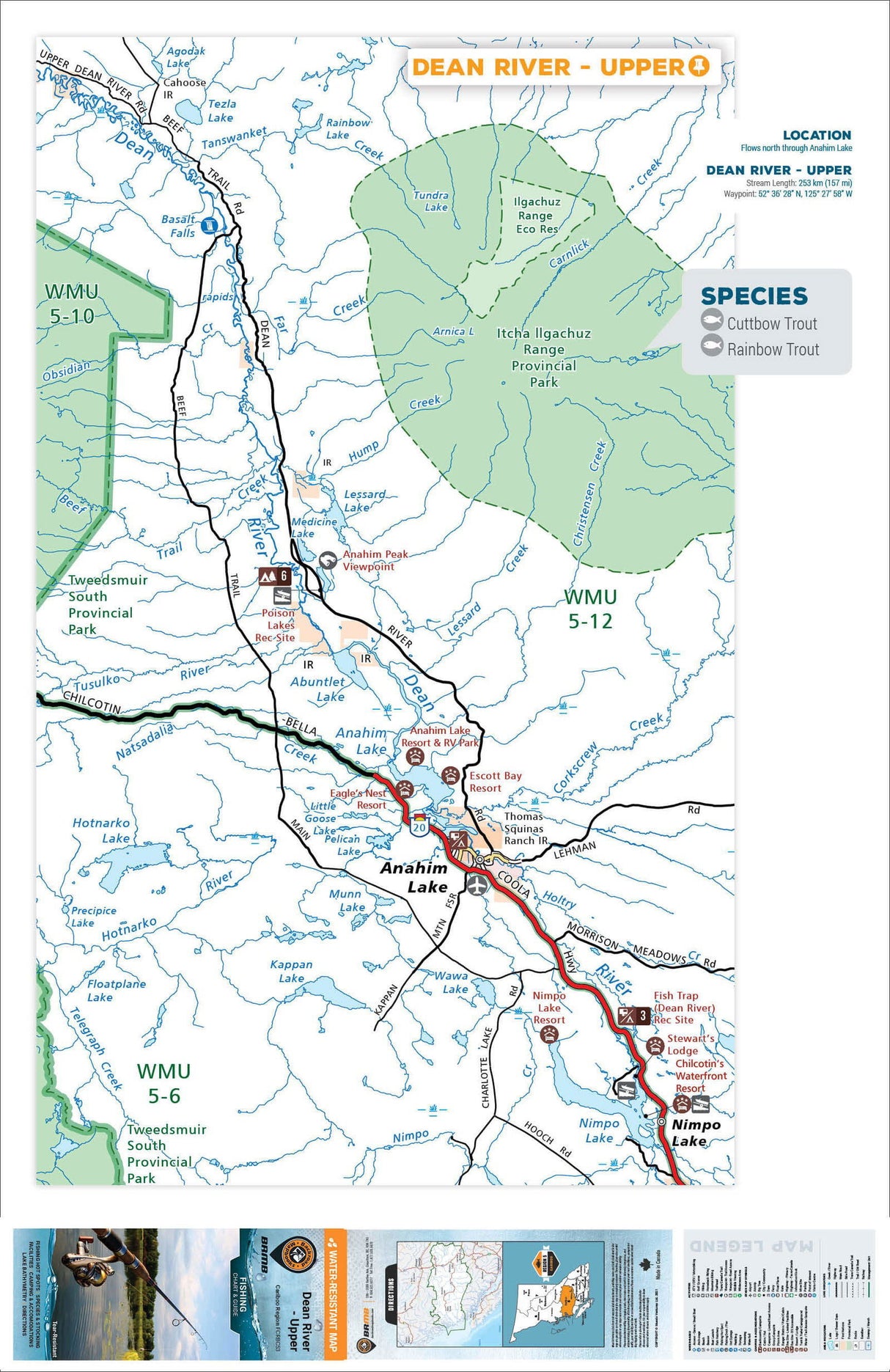 FCRBC53 Dean River - Upper - Backroad Maps