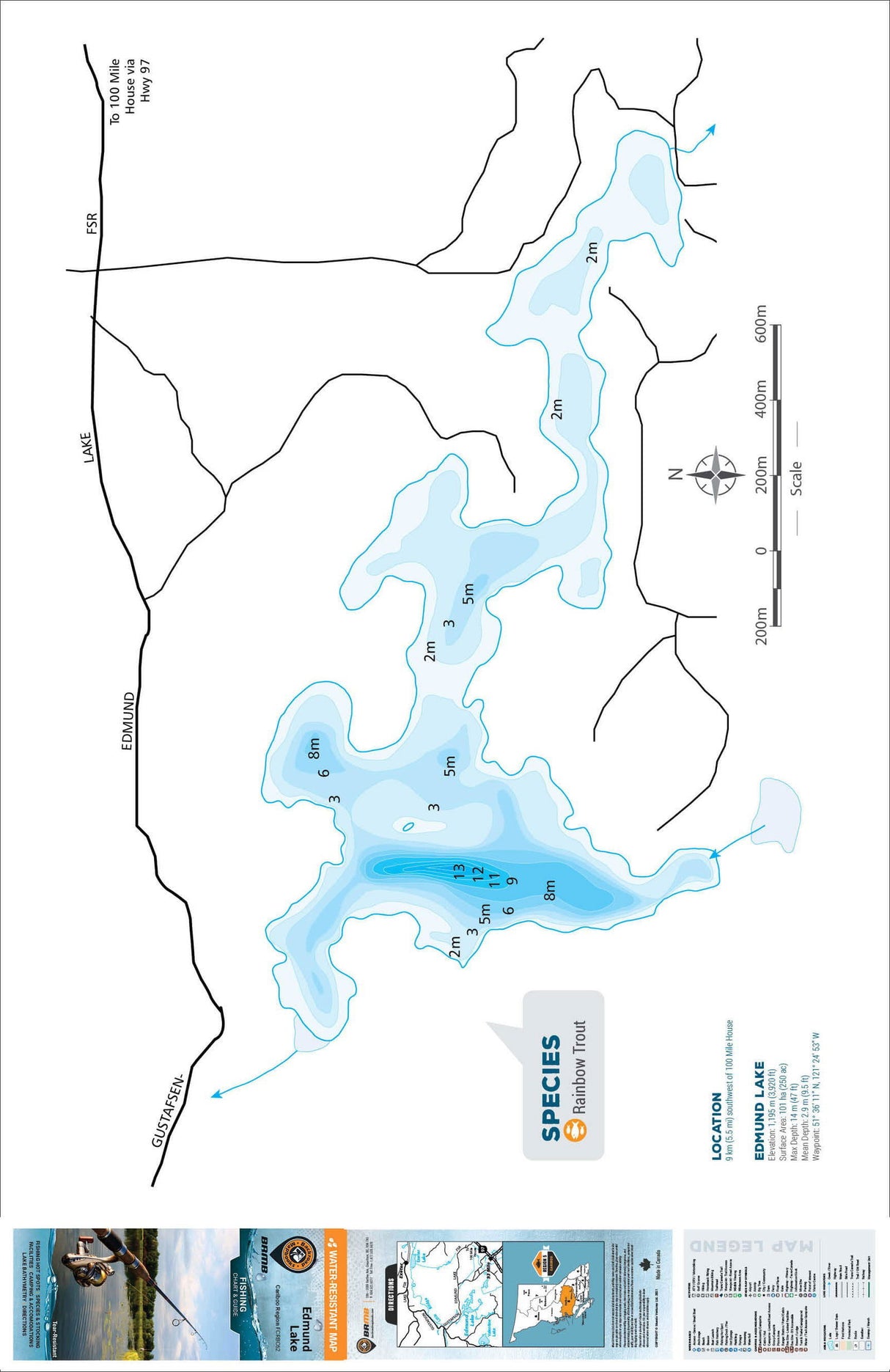 FCRBC62 Edmund Lake - Backroad Maps