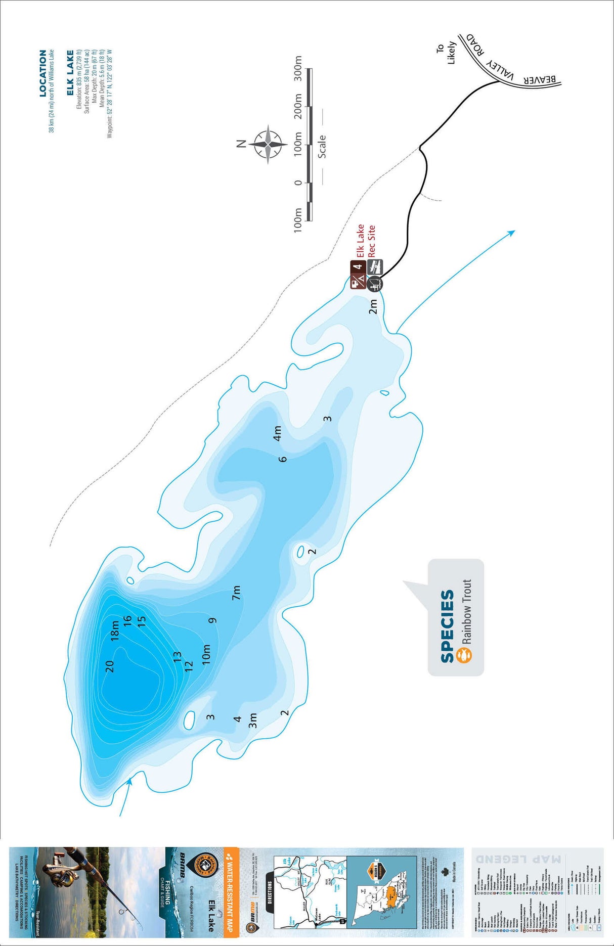 FCRBC64 Elk (Island) Lake - Backroad Maps