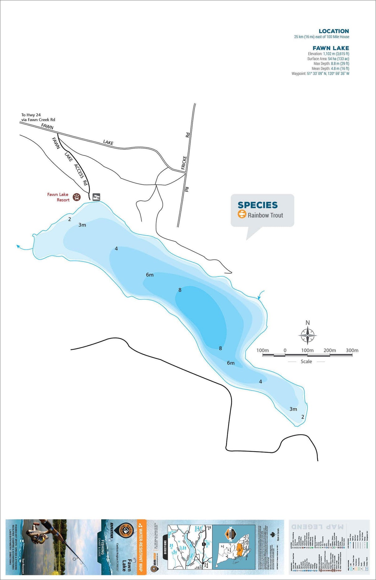 FCRBC67 Fawn Lake - Backroad Maps