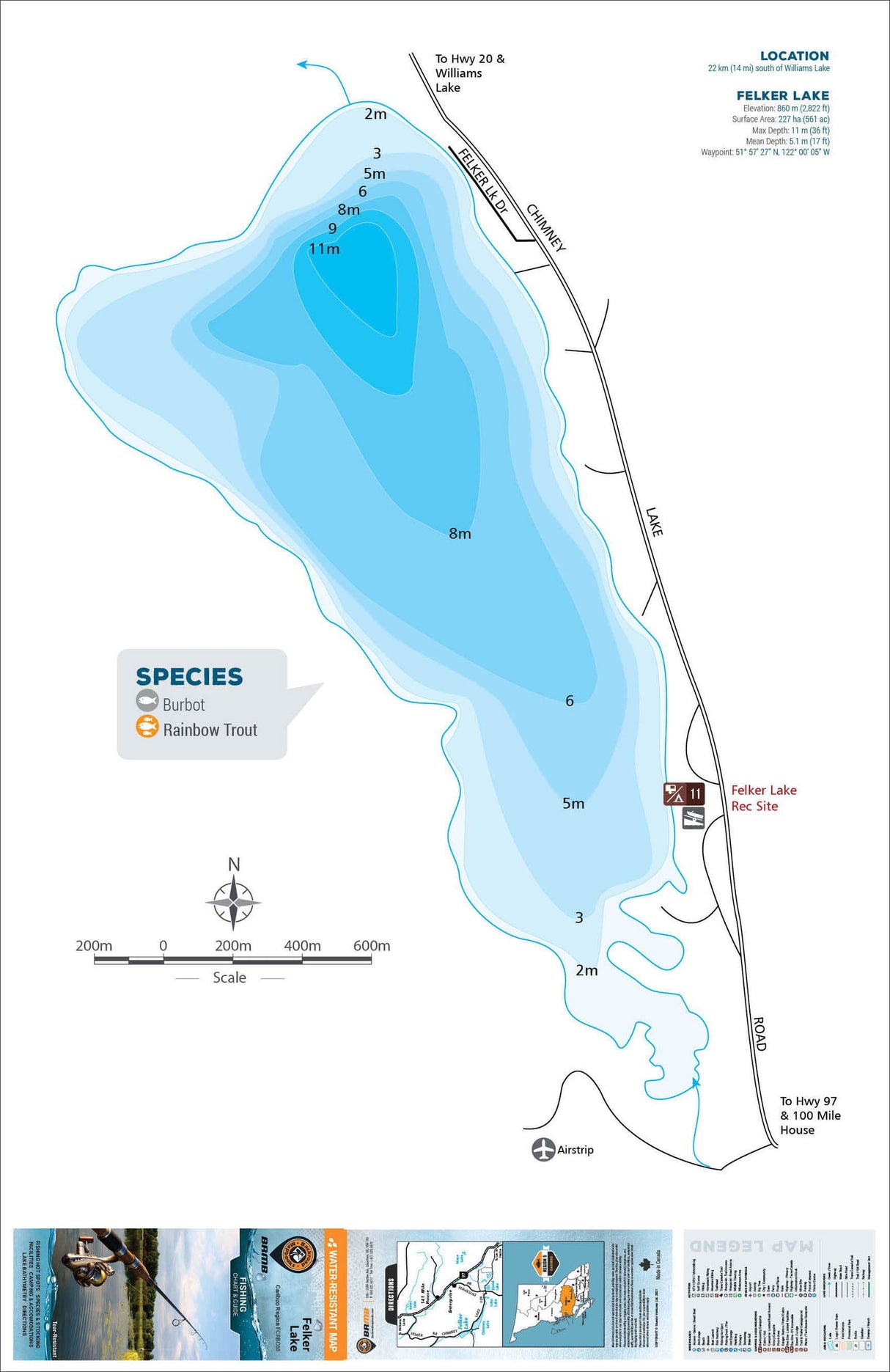 FCRBC68 Felker Lake - Backroad Maps