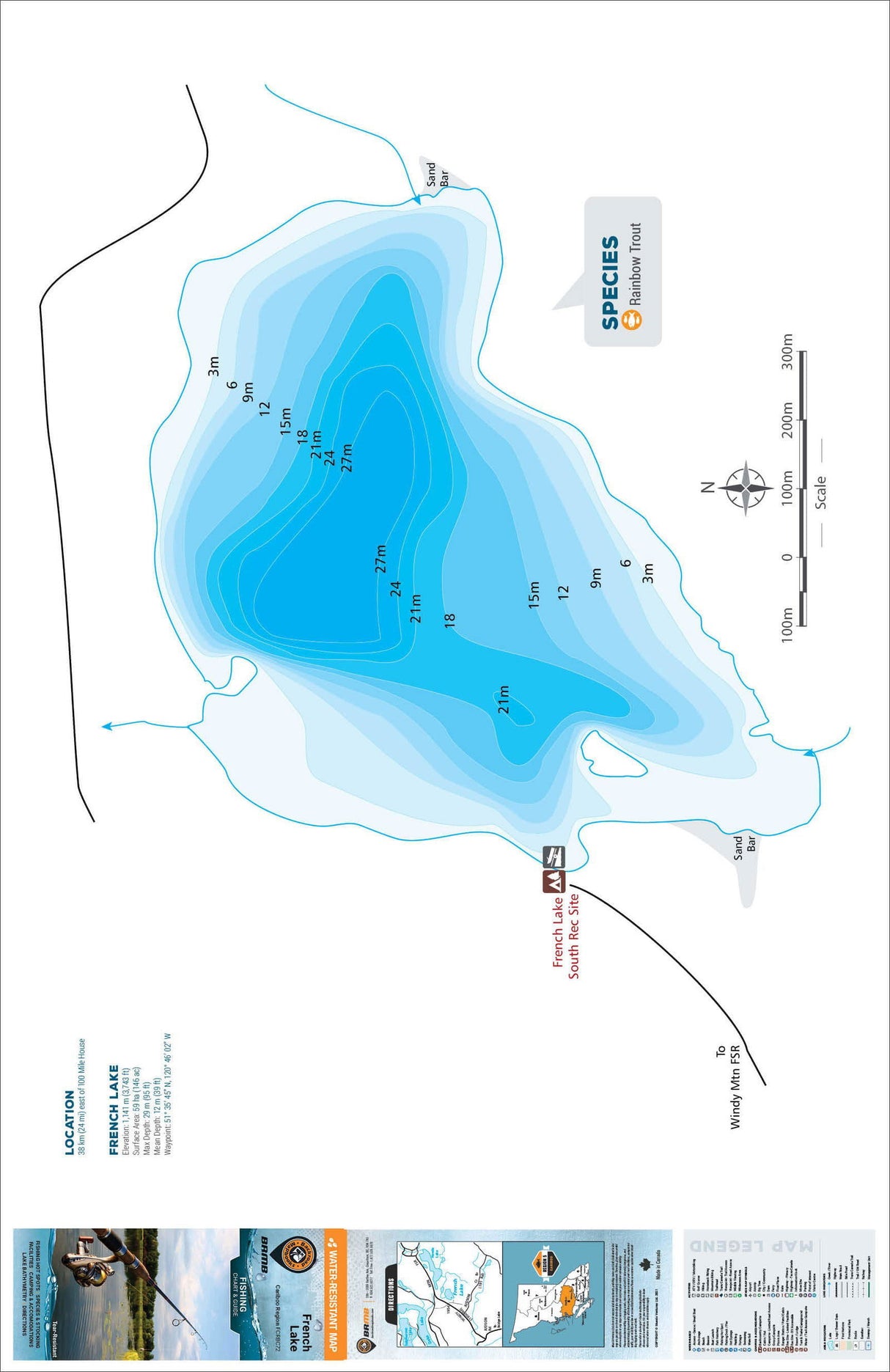 FCRBC72 French Lake - Backroad Maps