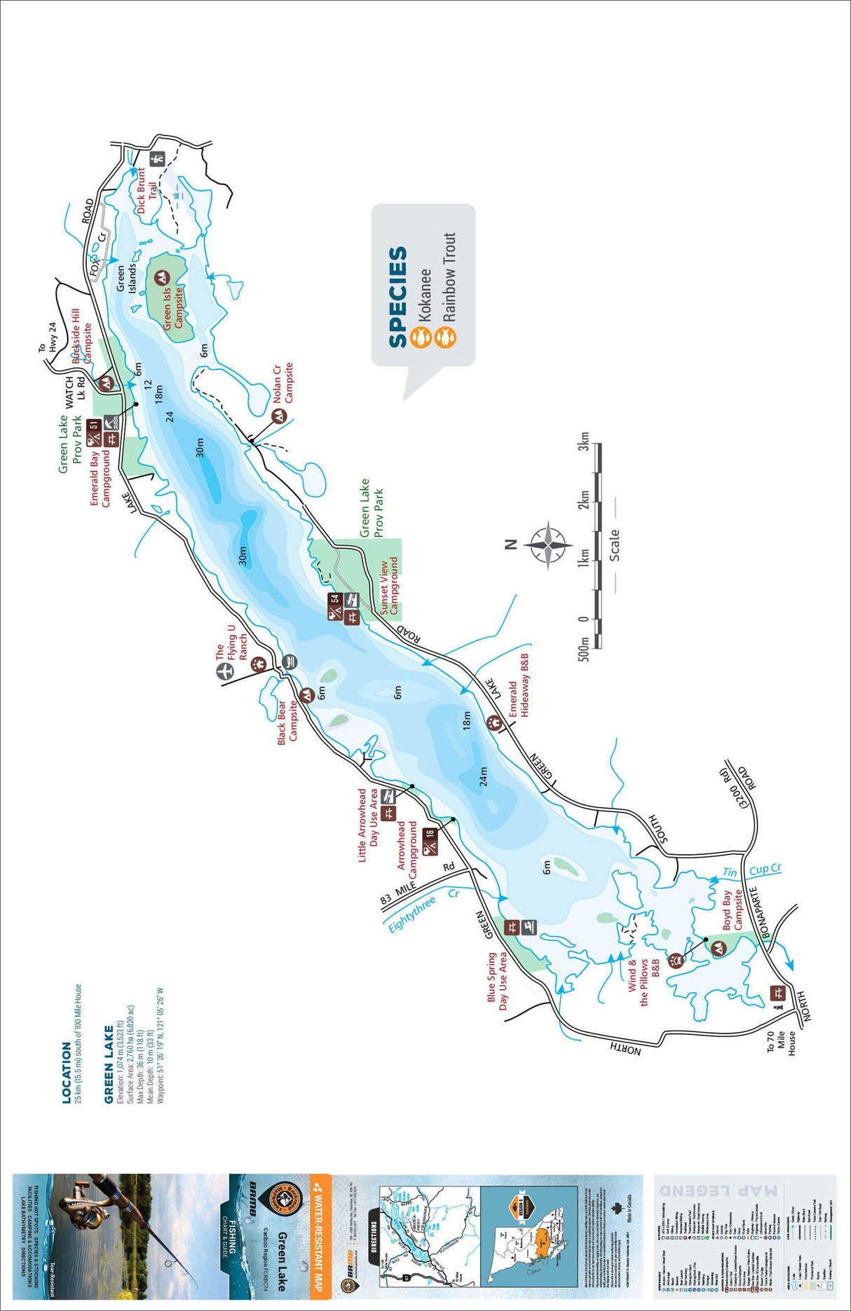 FCRBC74 Green Lake - Backroad Maps