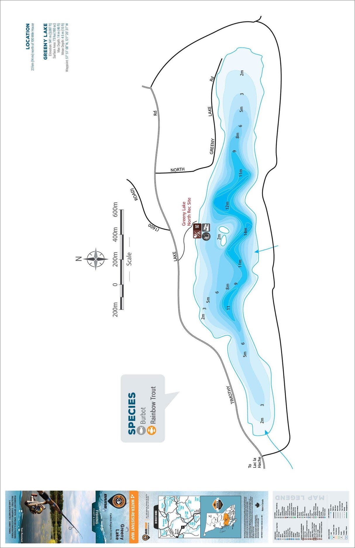 FCRBC76 Greeny Lake - Backroad Maps