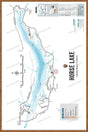 FCRBC83 Horse Lake - 100 Mile Area  - Wall Map - Backroad Maps