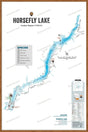 FCRBC84 Horsefly Lake  - Wall Map - Backroad Maps