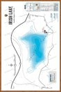 FCRBC89 Irish Lake  - Wall Map - Backroad Maps