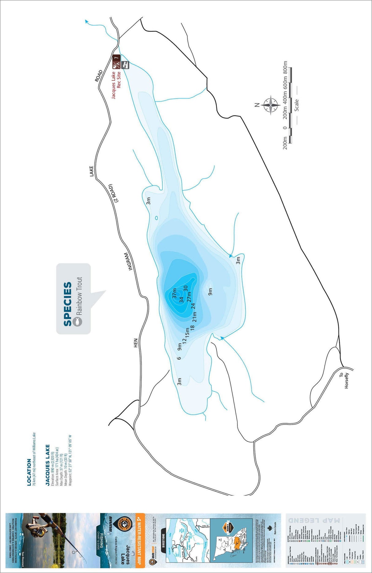 FCRBC92 Jacques Lake - Backroad Maps