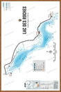 FCRBC96 Lac des Roches  - Wall Map - Backroad Maps