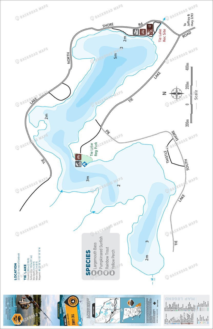 FKRBC106 Tie Lake - Backroad Maps