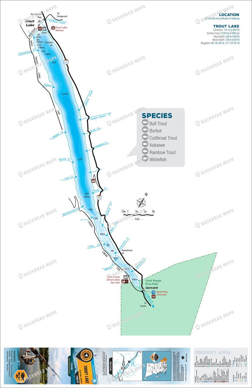 FKRBC107 Trout Lake - Backroad Maps