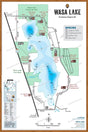 FKRBC110 Wasa Lake - Wall Map - Backroad Maps