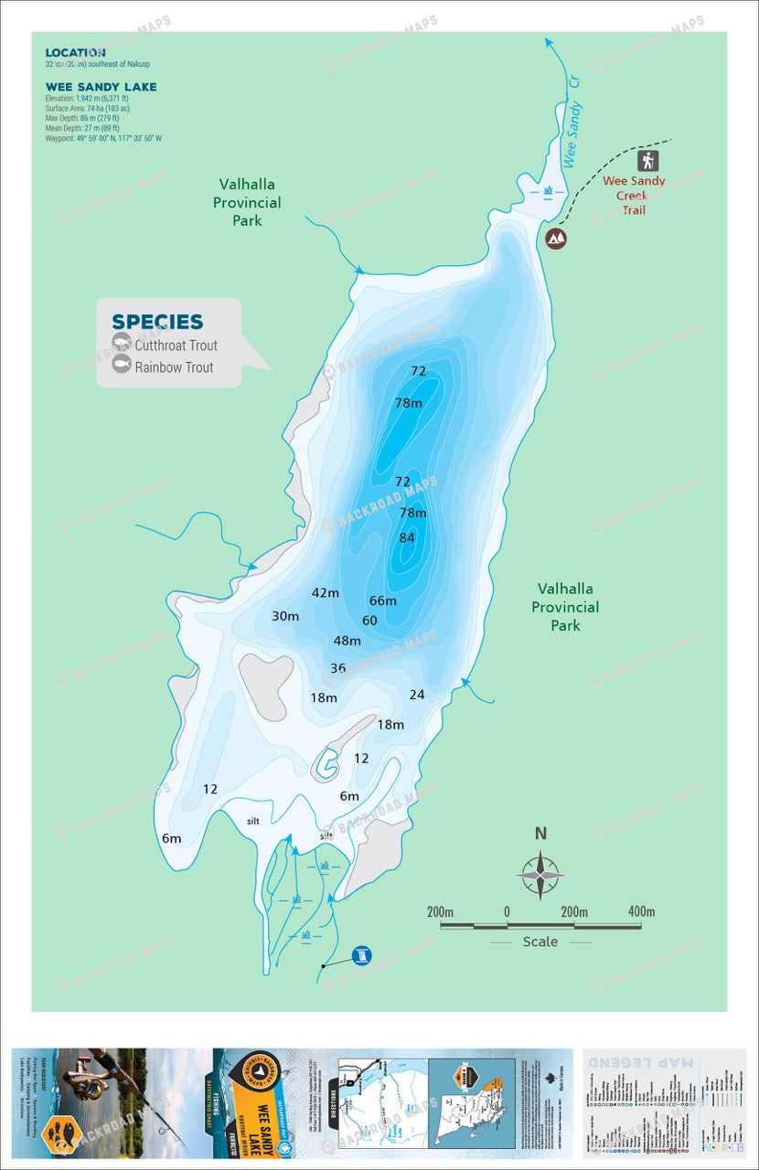 FKRBC112 Wee Sandy Lake - Backroad Maps