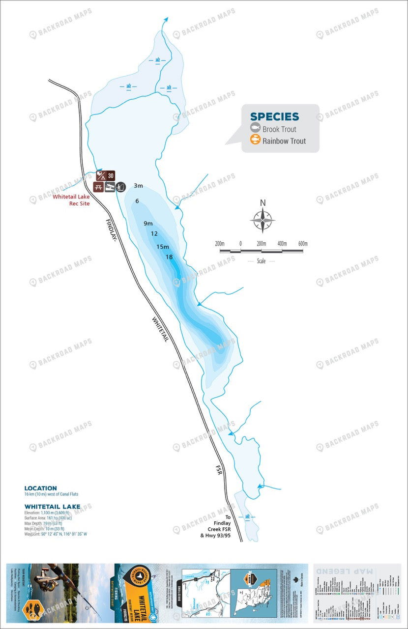 FKRBC115 Whitetail Lake - Backroad Maps