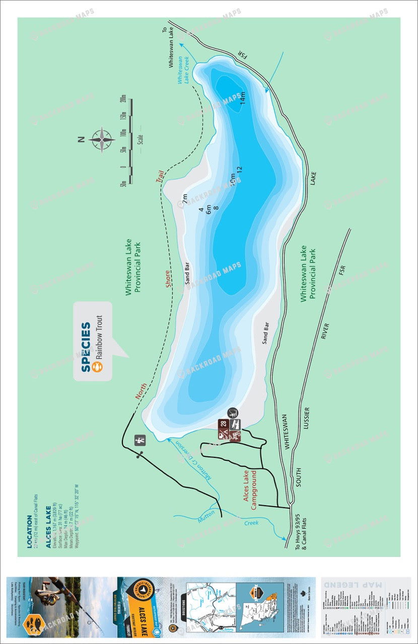 FKRBC21 Alces Lake - Backroad Maps