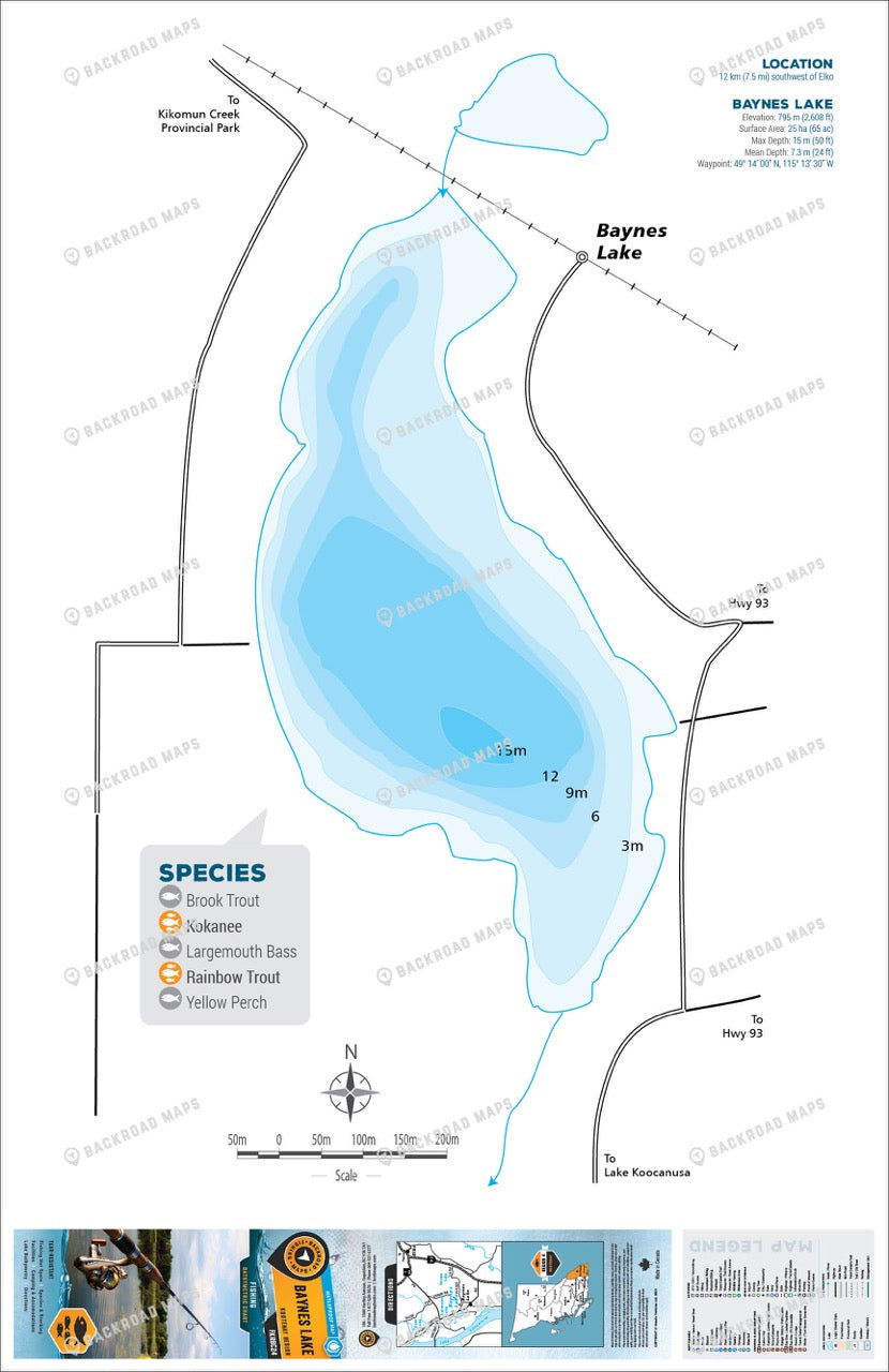 FKRBC24 Baynes Lake - Backroad Maps