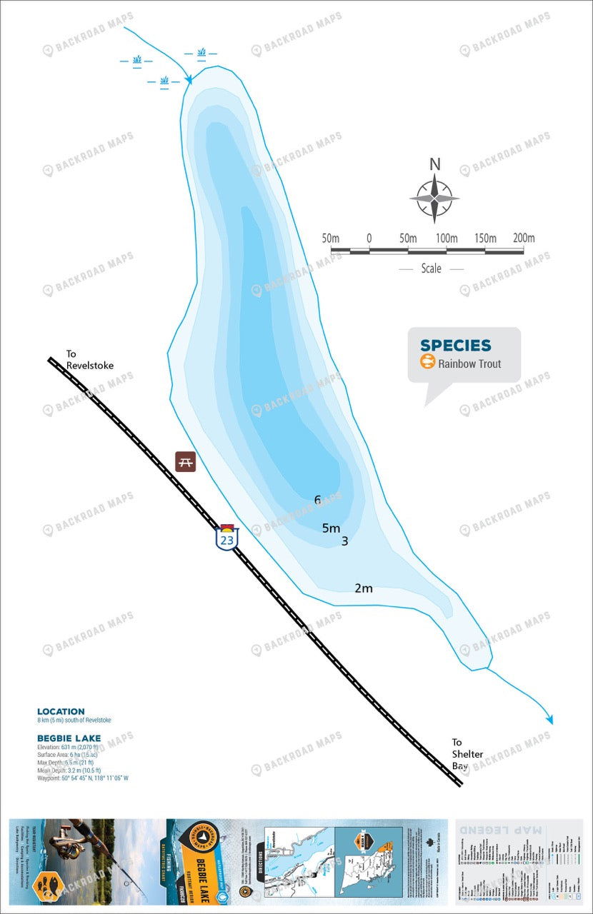 FKRBC28 Begbie Lake - Backroad Maps