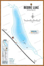 FKRBC28 Begbie Lake - Wall Map - Backroad Maps