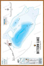 FKRBC30 Bittern Lake - Wall Map - Backroad Maps