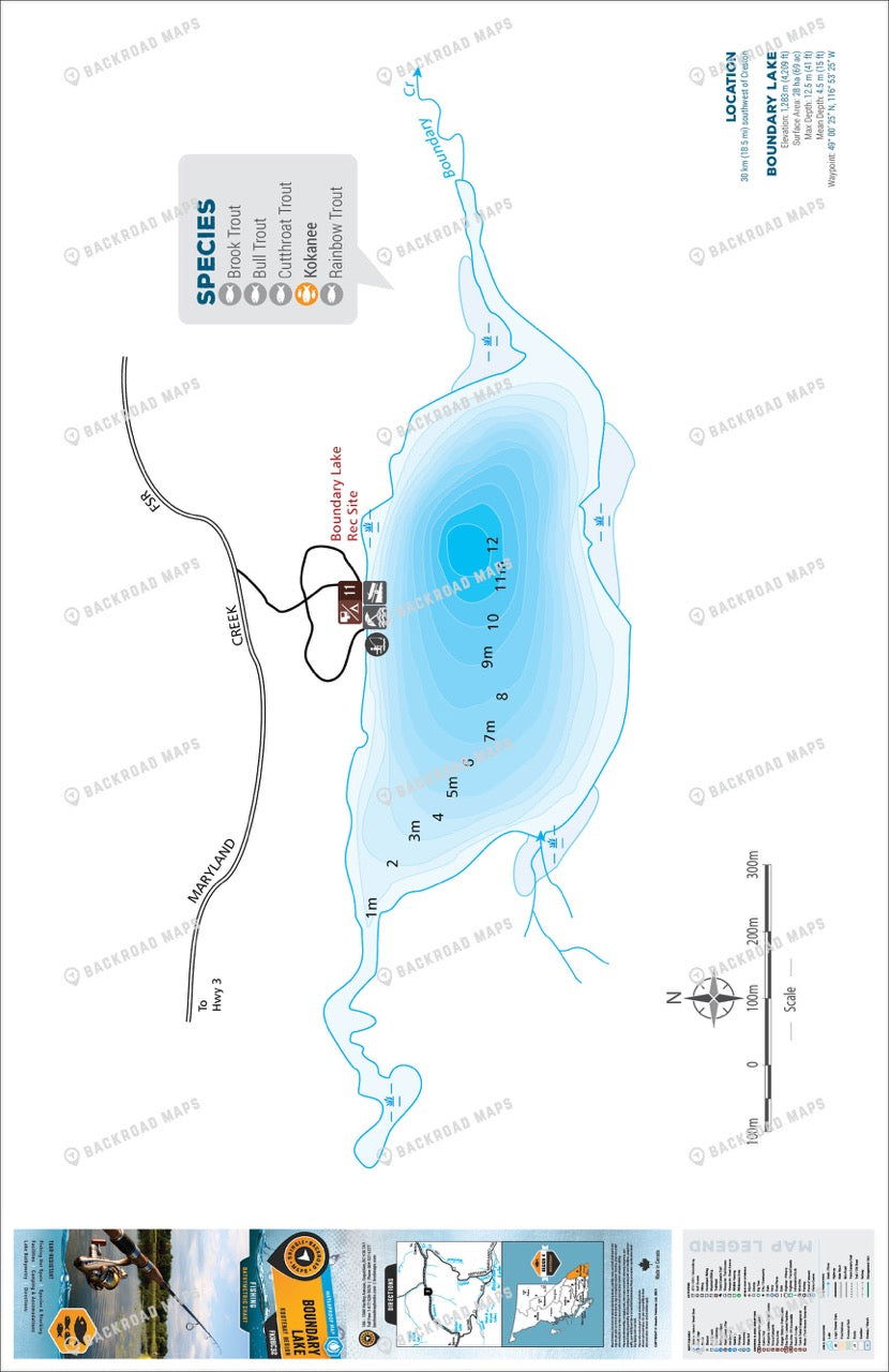 FKRBC32 Boundary Lake - Backroad Maps