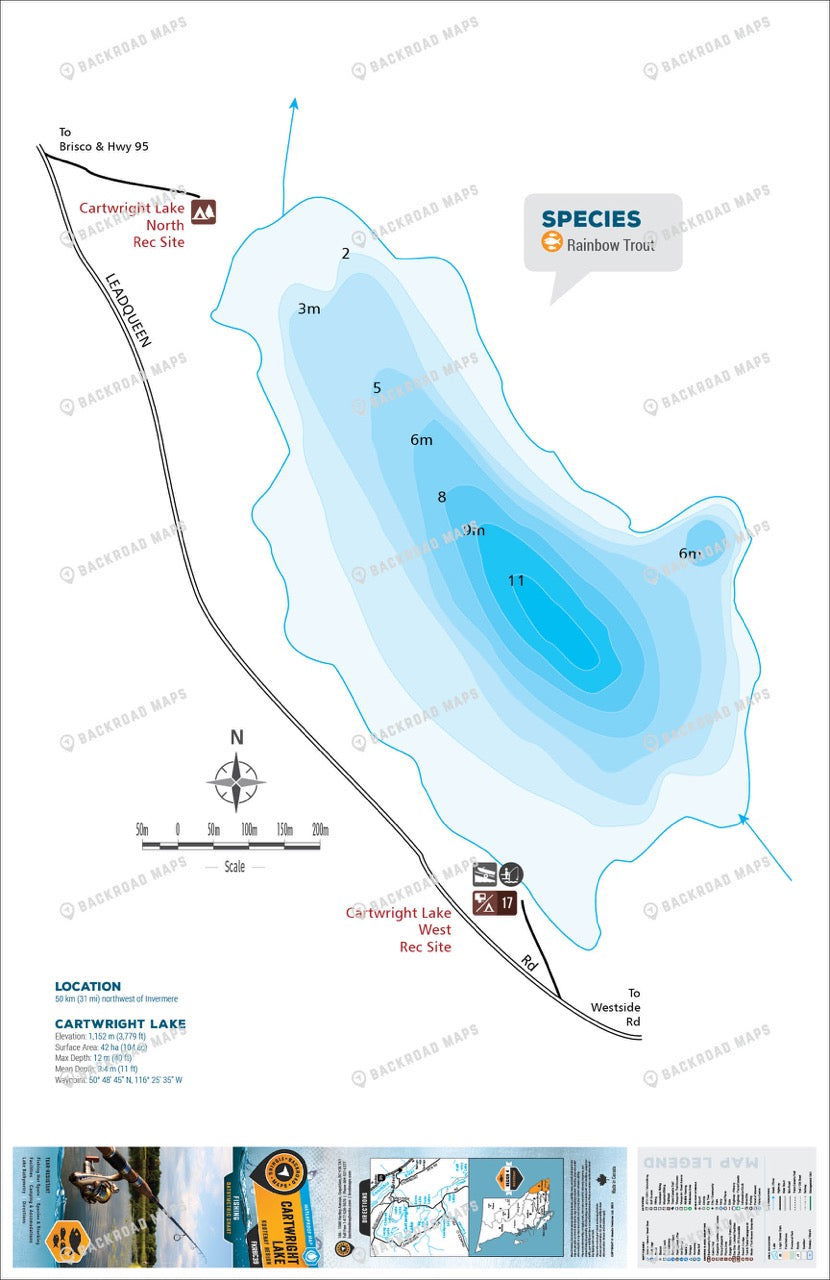 FKRBC39 Cartwright Lake - Backroad Maps