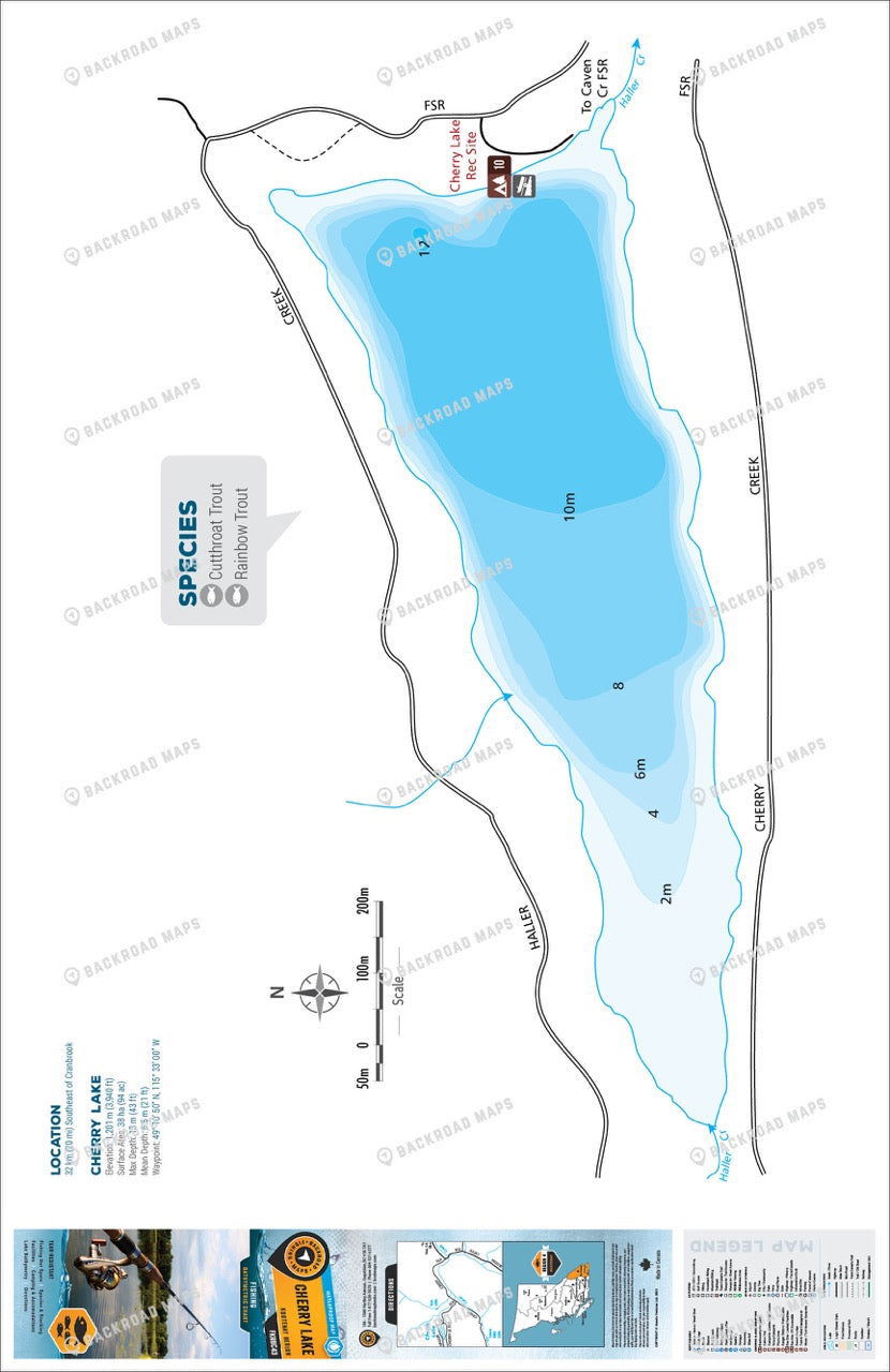 FKRBC43 Cherry Lake - Backroad Maps