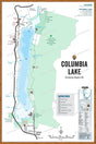 FKRBC48 Columbia Lake - Wall Map - Backroad Maps