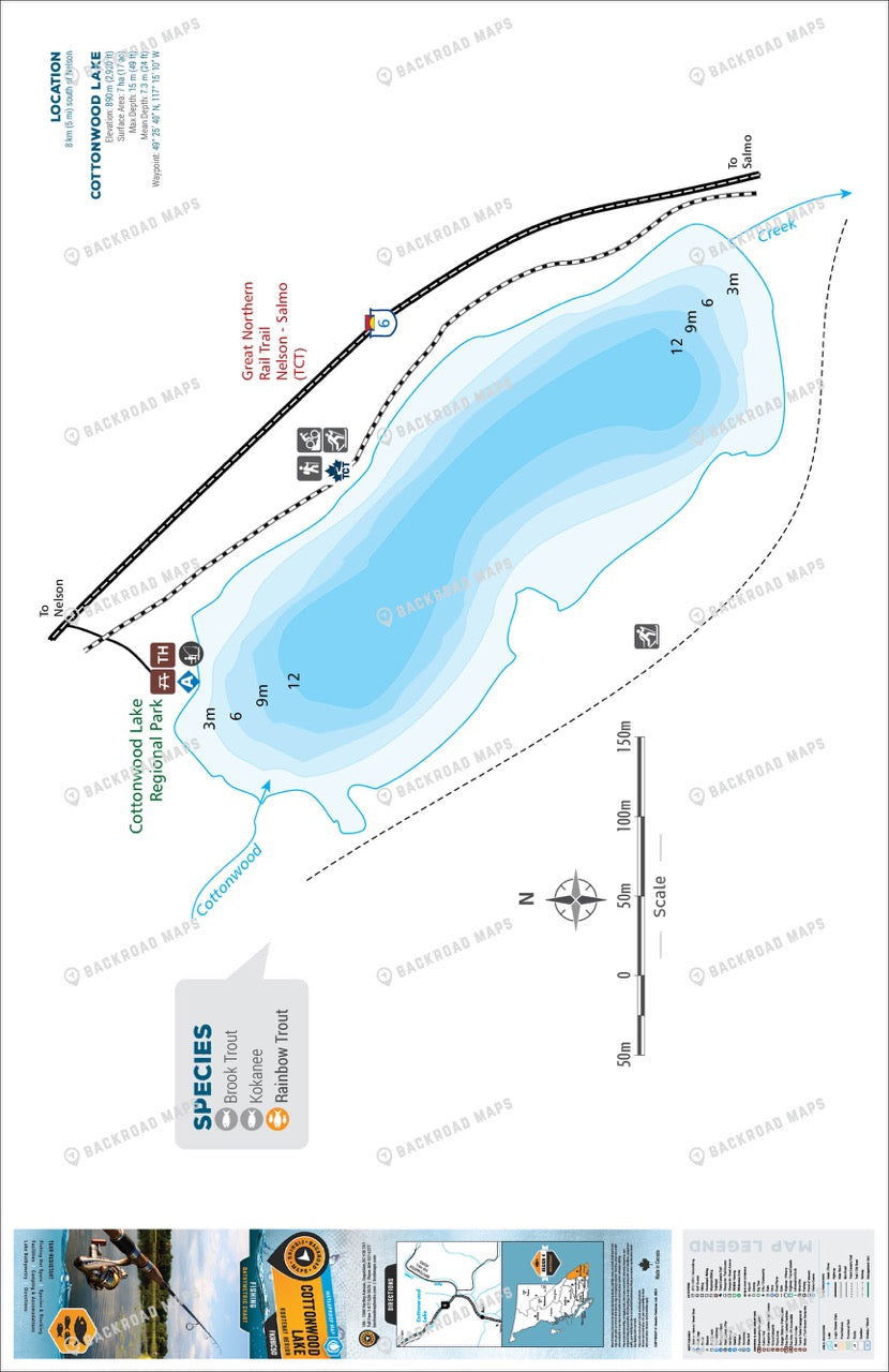 FKRBC50 Cottonwood Lake - Backroad Maps