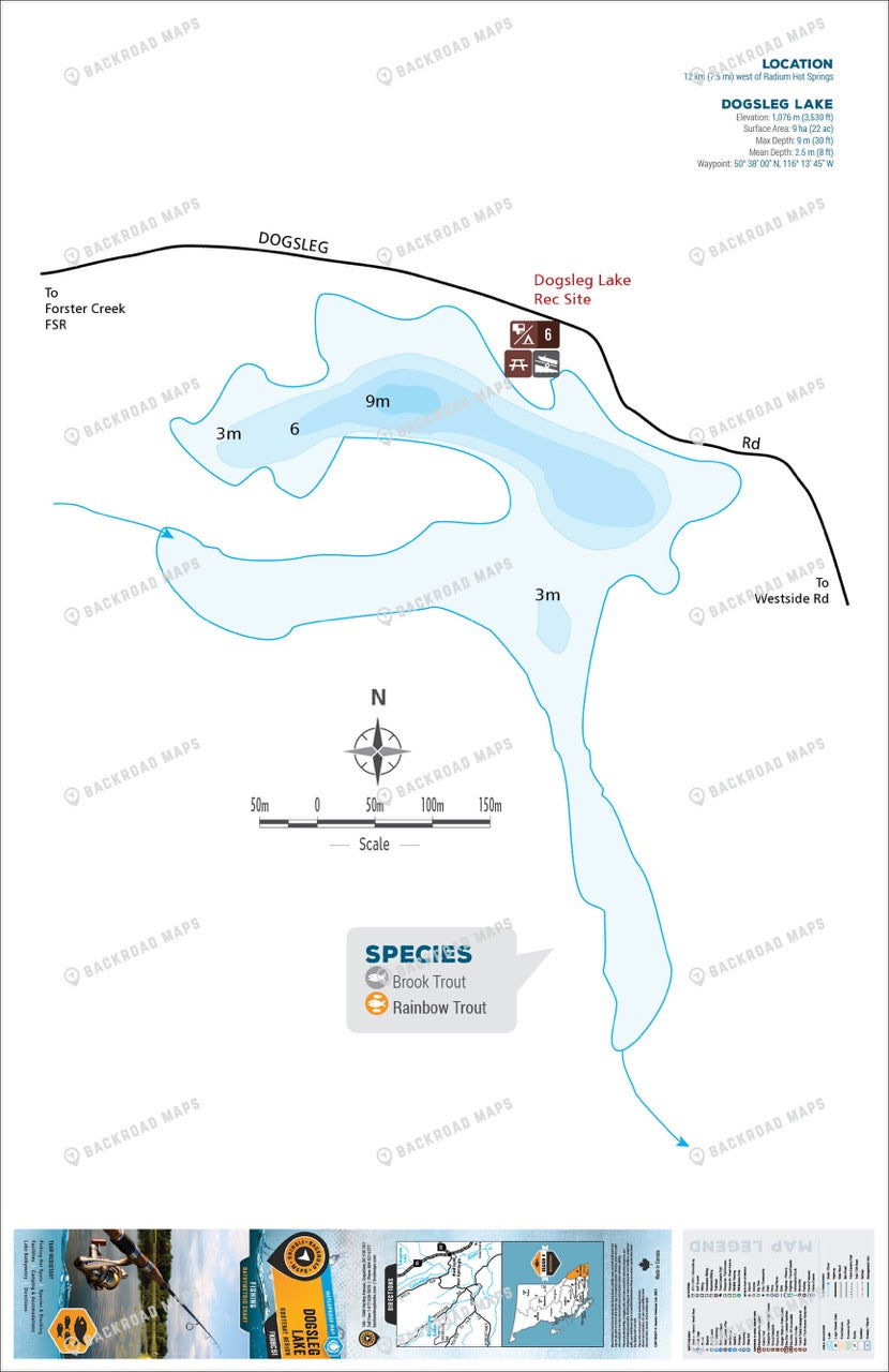 FKRBC51 Dogsleg Lake - Backroad Maps