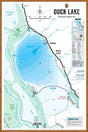 FKRBC52 Duck Lake - Wall Map - Backroad Maps