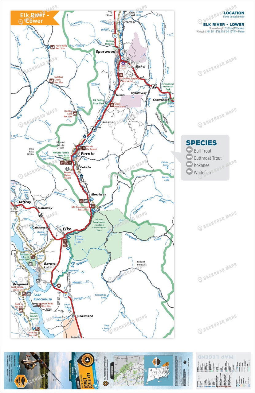 FKRBC57 Elk River - Lower - Backroad Maps