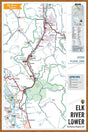 FKRBC57 Elk River - Lower - Wall Map - Backroad Maps