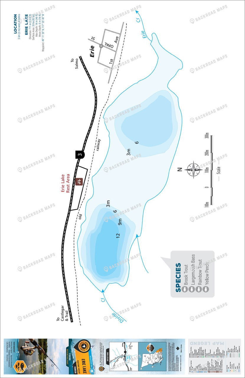 FKRBC58 Erie Lake - Backroad Maps