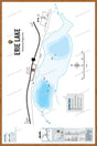 FKRBC58 Erie Lake - Wall Map - Backroad Maps