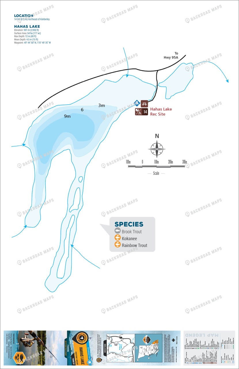 FKRBC61 Hahas Lake - Backroad Maps