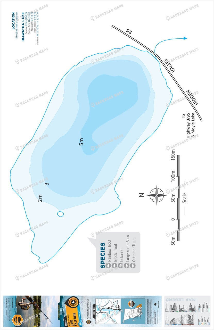 FKRBC63 Hiawatha Lake - Backroad Maps