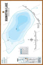 FKRBC63 Hiawatha Lake - Wall Map - Backroad Maps